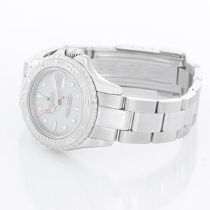 Rolex Ladies Yacht - Master Stainless Steel Watch 169622 Platinum Dial