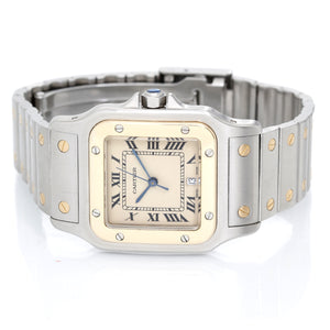 Cartier Santos Galbee Midsize Steel Quartz Men's or Ladies Watch W20060D6