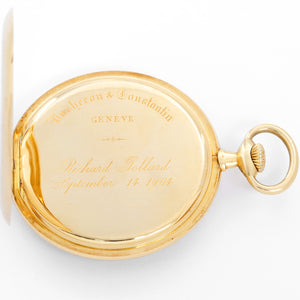 Vacheron Constantin 18K Yellow Gold  Pocket Watch