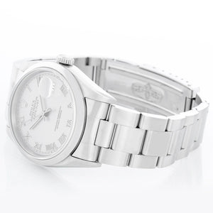 Rolex Datejust Men's Stainless Steel Watch 16200 Silver Dial