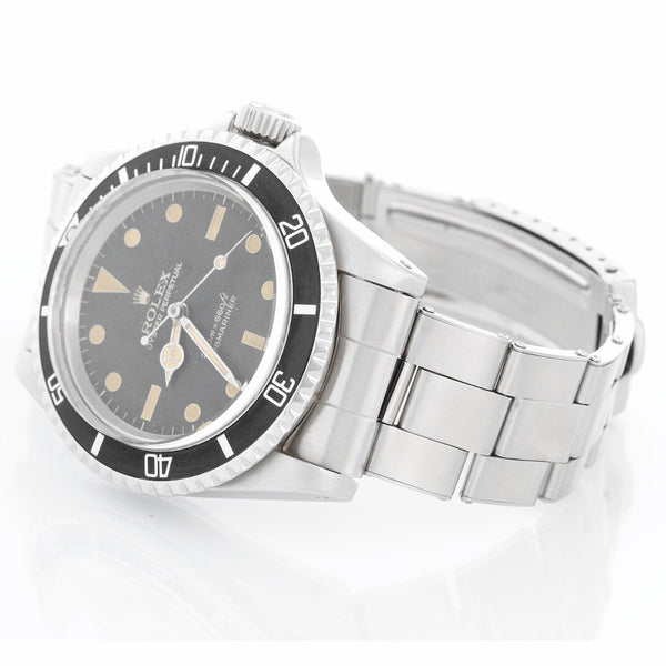 Rolex Submariner Men's Vintage Stainless Steel Watch 5513 Bart Simpson dial