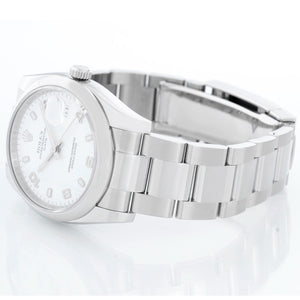 Rolex Date Oyster Perpetual Blue Dial 115200 Men's Watch