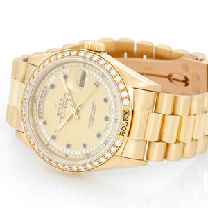 Rolex President Day-Date 18k Yellow Gold Men's Watch 18038