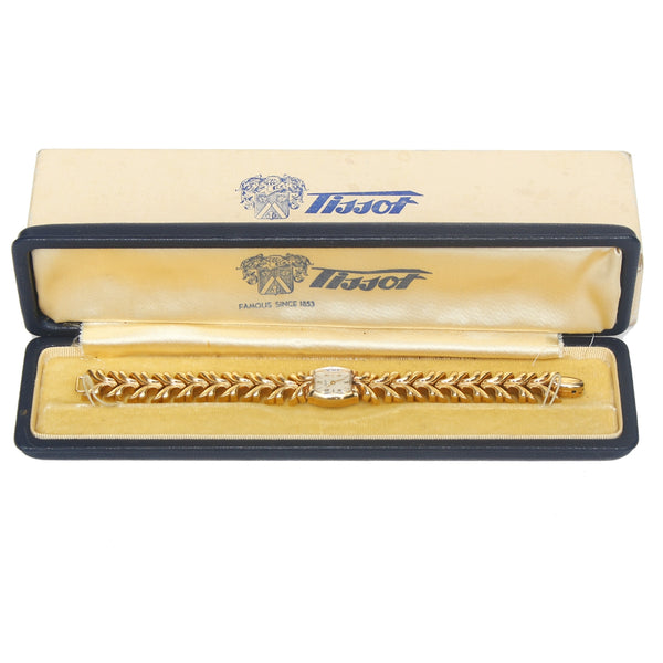 Tissot 14k Yellow Gold Manual Ladies Watch