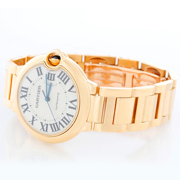 Cartier Ballon Bleu Midsize 18k Yellow Gold Watch WE902027