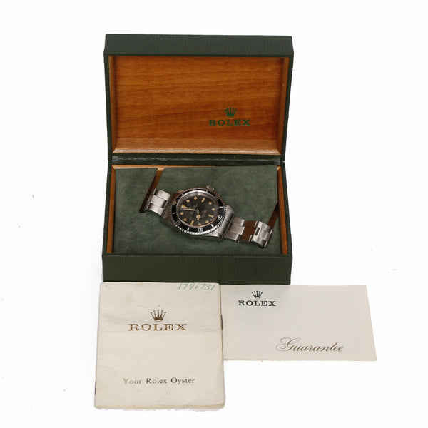 Rolex Submariner Men's Vintage Stainless Steel Watch 5513 Bart Simpson dial