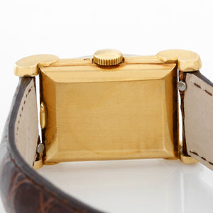 Vintage Vacheron Constantin 18k Gold Art Deco Men's Watch