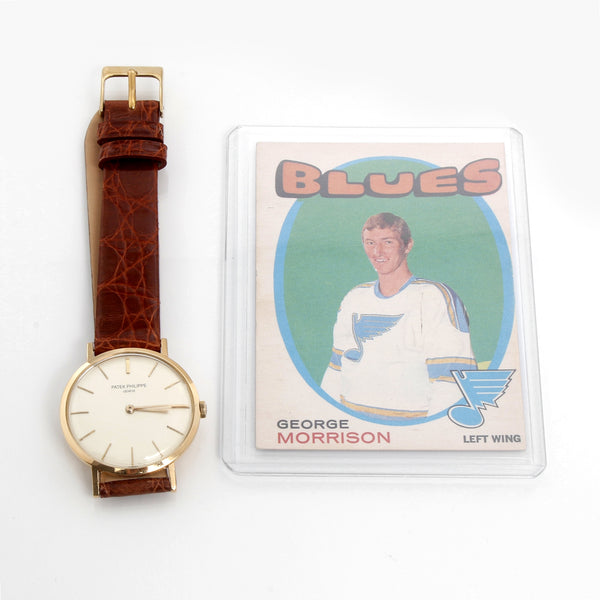 George  Morrison's Rookie of the Year Patek Philippe Watch Ref. 3537