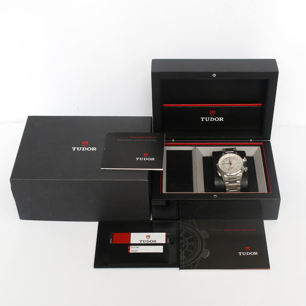 Tudor Heritage Advisor Silver Dial Stainless Steel Men's Watch  M79620T – Image 5