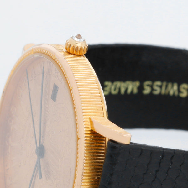 Very Rare Corum $20 1897 Liberty Double Eagle Gold Coin Men's Watch