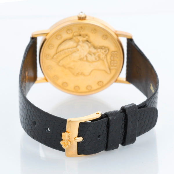 Very Rare Corum $20 1897 Liberty Double Eagle Gold Coin Men's Watch