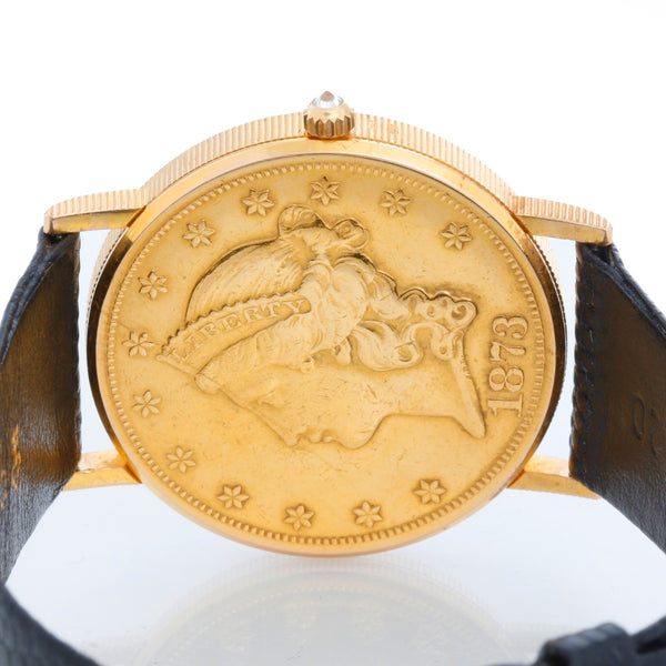 Very Rare Corum $20 1897 Liberty Double Eagle Gold Coin Men's Watch