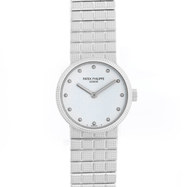 Patek Philippe Ladies Calatrava 18K White Gold Watch 4596/010