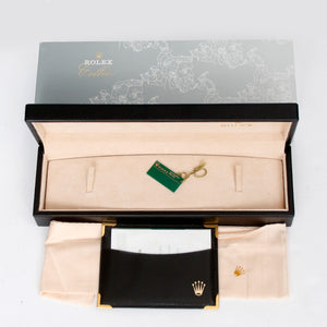 Rolex Cellini Men's 18k Yellow Gold Watch on Strap Band Mod. 4112