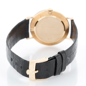 Rolex Cellini Men's 18k Yellow Gold Watch on Strap Band Mod. 4112