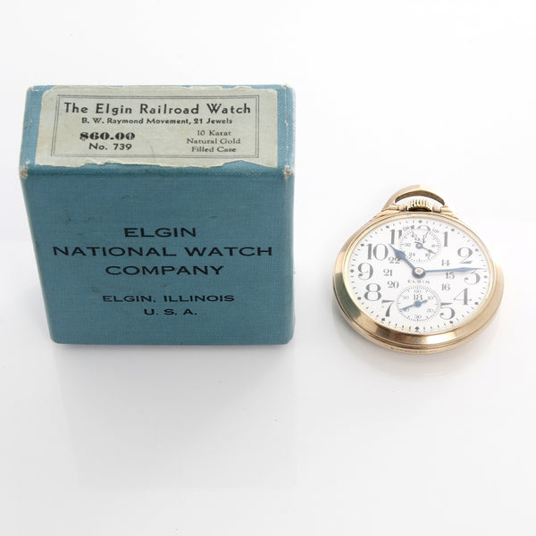 Elgin  23J BW Raymond Pocket Watch