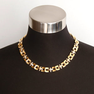 Quadri 18K Yellow Gold Link Necklace