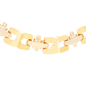 Quadri 18K Yellow Gold Link Necklace