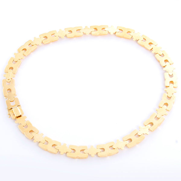Quadri 18K Yellow Gold Link Necklace