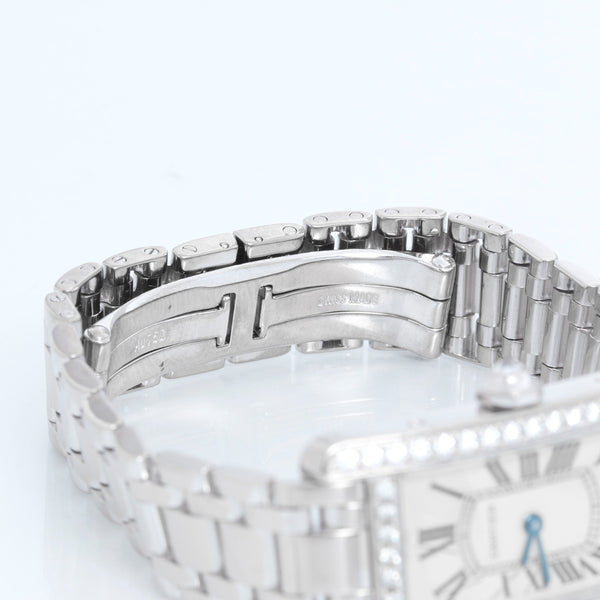 Cartier Tank Americaine Ladies WG Diamond Watch  2489 WB7018L1