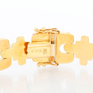 Quadri 18K Yellow Gold Link Bracelet