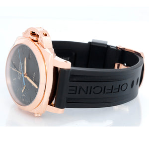 Panerai Luminor Chrono Flyback Men's 18K Rose Gold Watch PAM 00525
