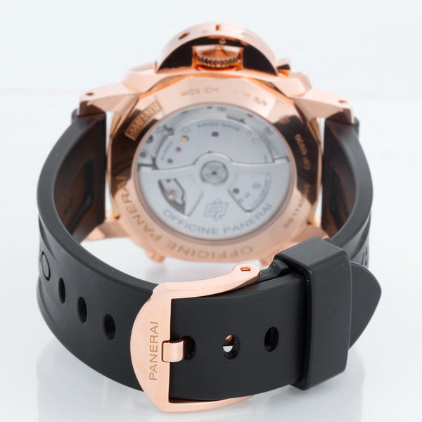 Panerai Luminor Chrono Flyback Men's 18K Rose Gold Watch PAM 00525