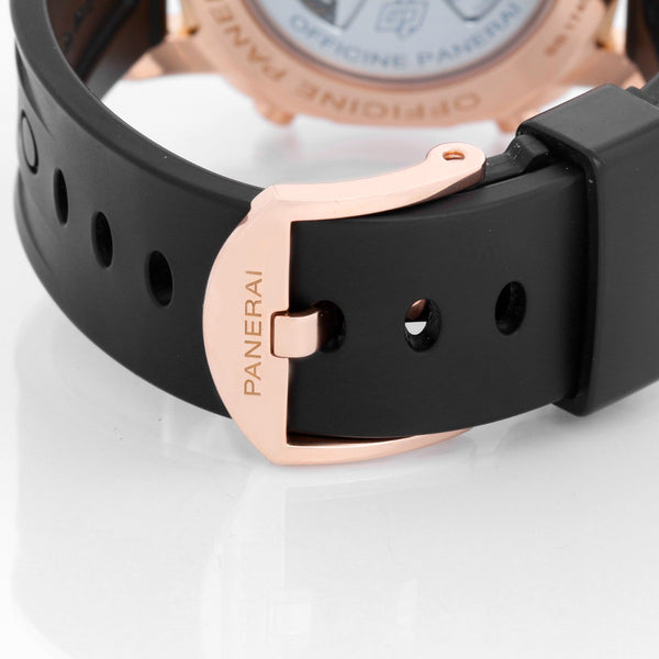 Panerai Luminor Chrono Flyback Men's 18K Rose Gold Watch PAM 00525