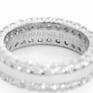 Furrer Jacot Platinum Wedding Band Size 6 1/4