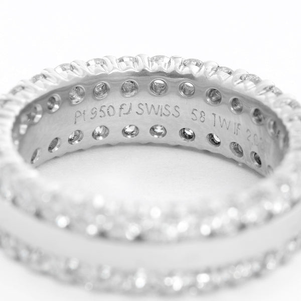 Furrer Jacot Platinum Wedding Band Size 6 1/4