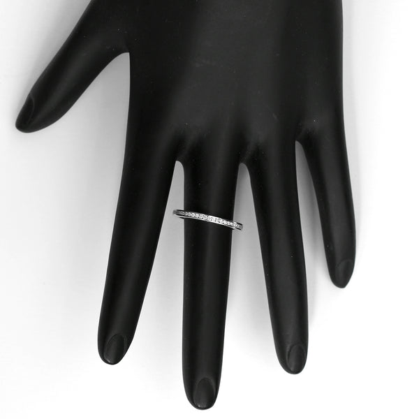 Diamond 18K White Gold Band Size 6 1/4