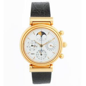 IWC Da Vinci  Perpetual Calendar Chronograph Yellow Gold Mens Watch IW375003