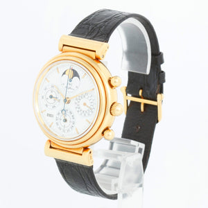 IWC Da Vinci  Perpetual Calendar Chronograph Yellow Gold Mens Watch IW375003