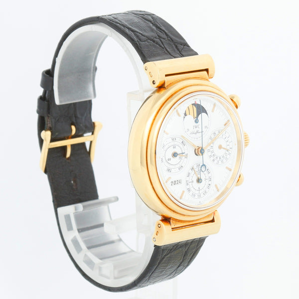 IWC Da Vinci  Perpetual Calendar Chronograph Yellow Gold Mens Watch IW375003