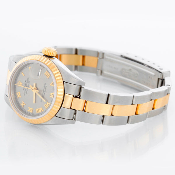 Ladies Rolex Datejust Watch 69173 18k Fluted Bezel