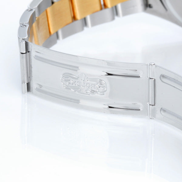 Rolex 2-Tone Turnograph Men's Steel & Gold Watch Champagne Dial 16263