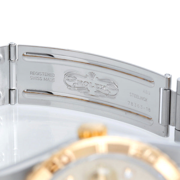 Rolex 2-Tone Turnograph Men's Steel & Gold Watch Champagne Dial 16263