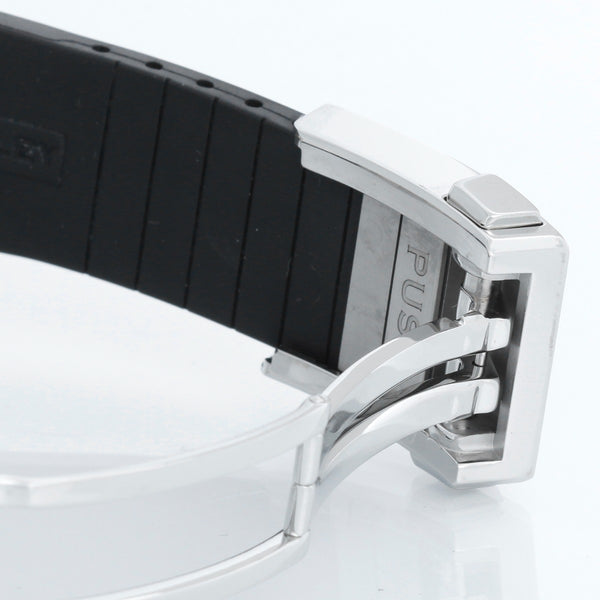 Breitling Bentley Chronograph Men's Steel Watch Silver Dial A44362