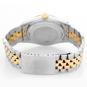 Rolex Datejust Steel & 18k Gold Men's 2-Tone Watch 16013