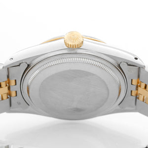 Rolex Datejust Steel & 18k Gold Men's 2-Tone Watch 16013
