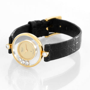 Chopard Happy Diamonds 18K Yellow Gold Ladies Watch