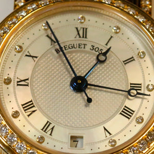 Breguet Marine Automatic Ladies 18k Yellow Gold Watch 8401BA/52/A40.DD00