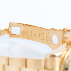 Rolex Cosmograph Daytona Men's 18k Gold 116528 Black Dial