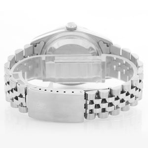 Rolex Datejust Stainless Steel Men's Watch 16220 Silver Dial