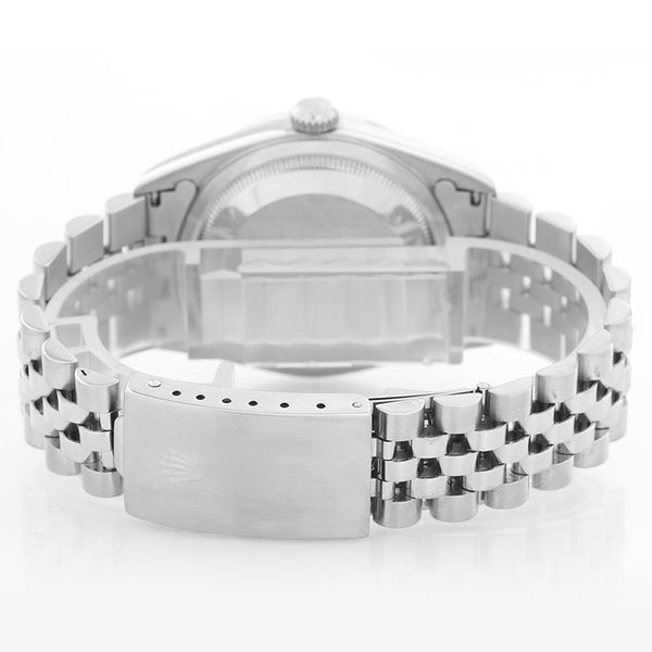 Rolex Datejust Stainless Steel Men's Watch 16220 Silver Dial