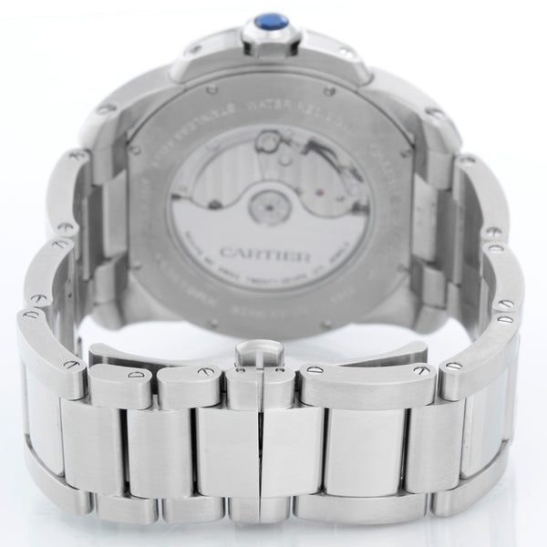 Cartier Calibre Stainless Steel Men's 42mm Watch W7100015 3389