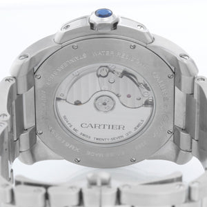 Cartier Calibre Stainless Steel Men's 42mm Watch W7100015 3389