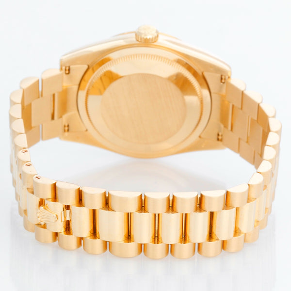 Rolex President Day-Date Men's 18k Yellow Gold Watch 118238