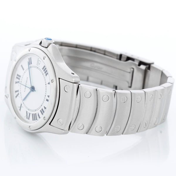 Cartier Santos Ronde Men's/Ladies Midsize 33mm Stainless Steel Automatic Watch