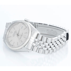 Rolex Datejust Men's Stainless Steel Watch Silver Dial 16014